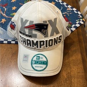 New England patriots Super Bowl 49 hat